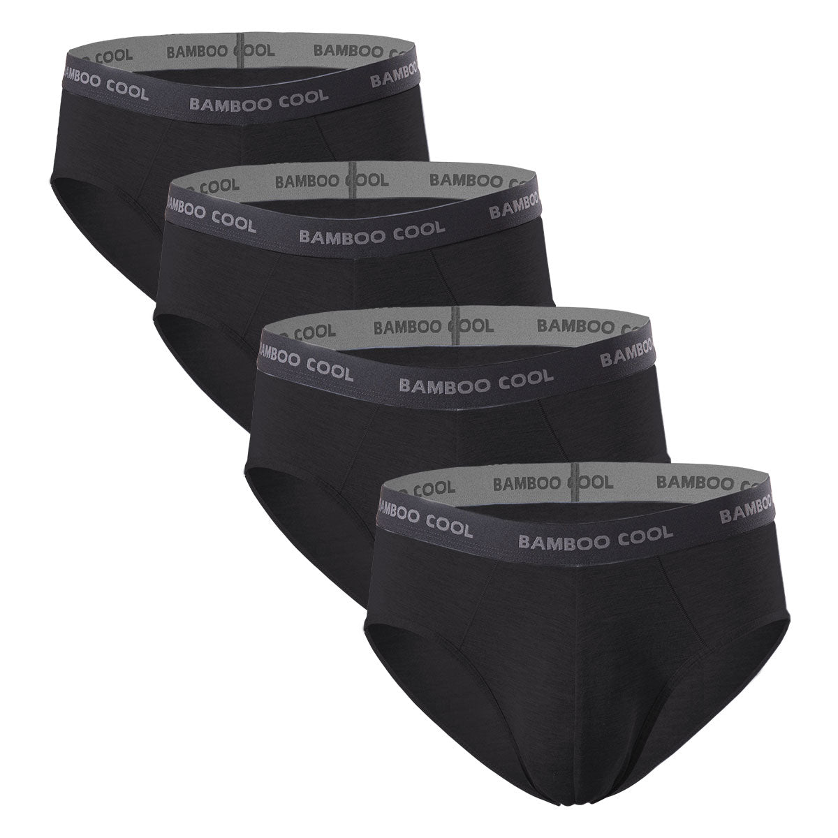 Men's Underwear (4 Pack) Black – BAMBOO COOL Apparel